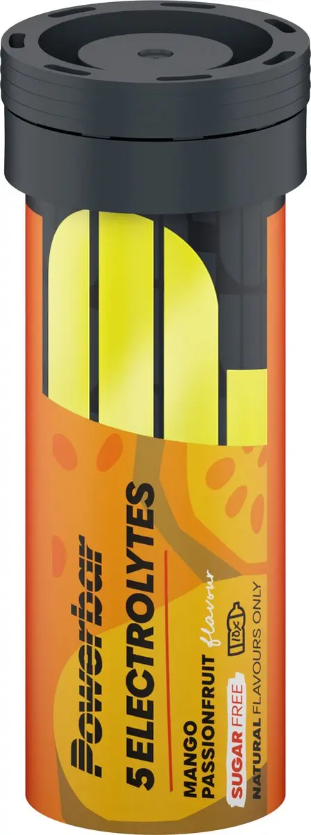 PowerBar Electrolyte Tabletten 6 Stuks - 3x Mango/Passionfruit & 3x Framboos/Granaatappel