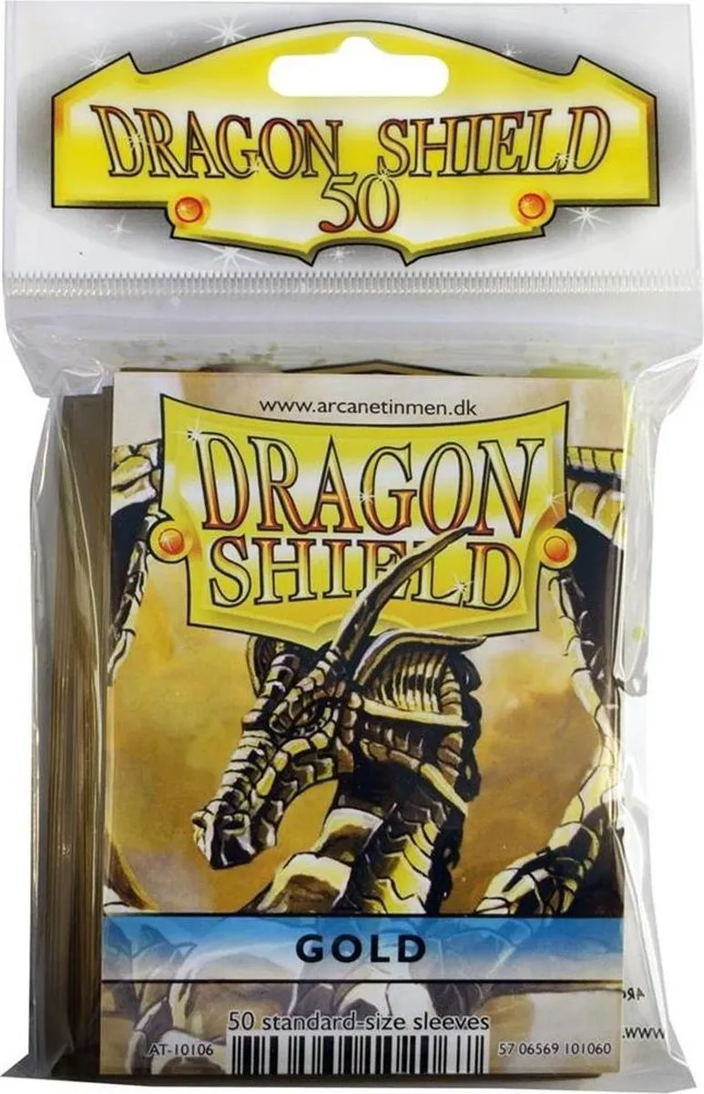 Asmodee Dragon Shield Fifty Gold Sleeves