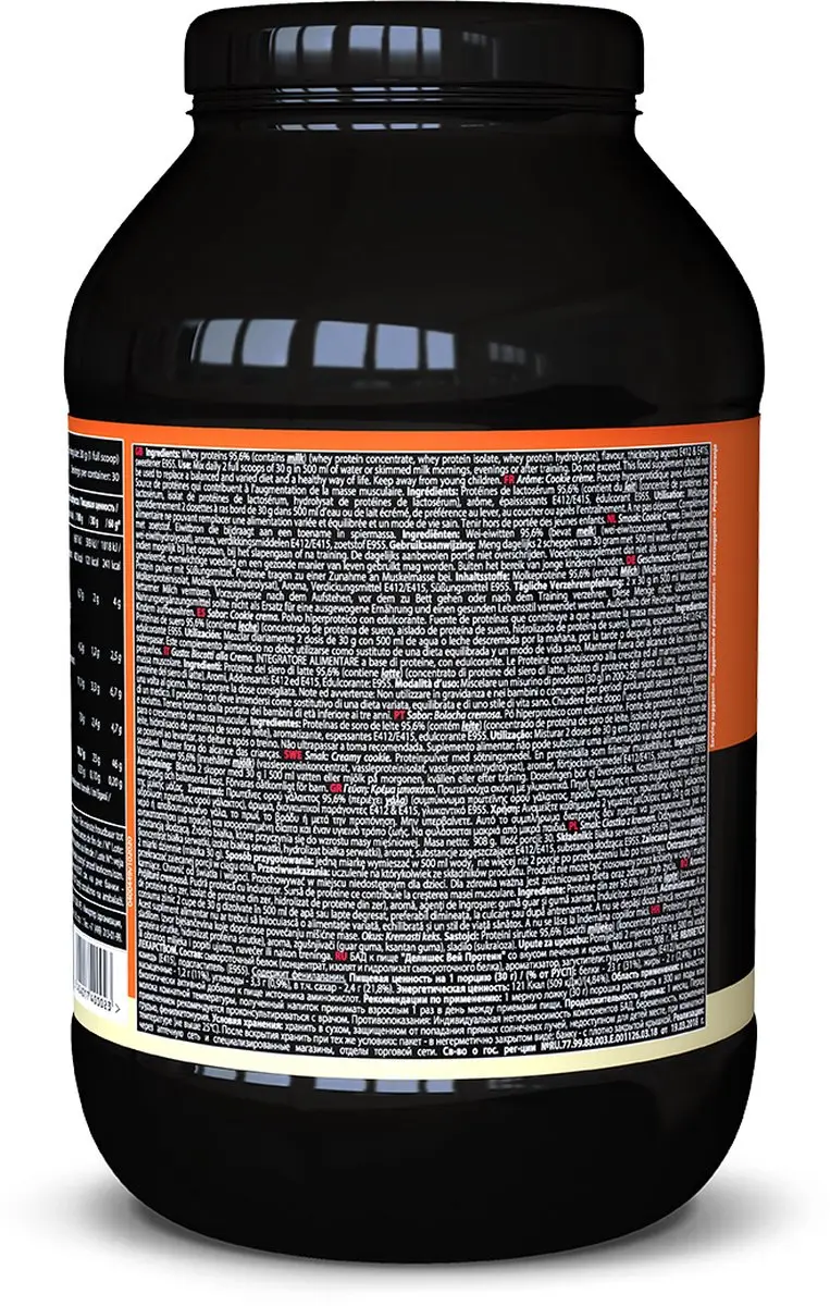 QNT Delicious Whey Eiwitpoeder Creamy Cookie 908g