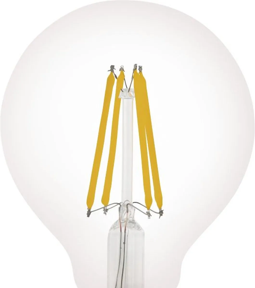 Eglo LED Lamp E27 Ø8cm - 7,5W - 2700K - Warm wit - Helder glas - afbeelding 6 van 6