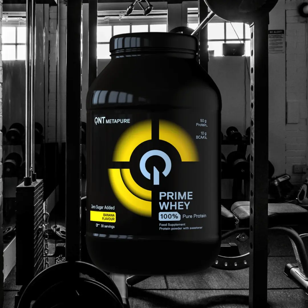 QNT Prime Whey Eiwitpoeder 908g - Banana