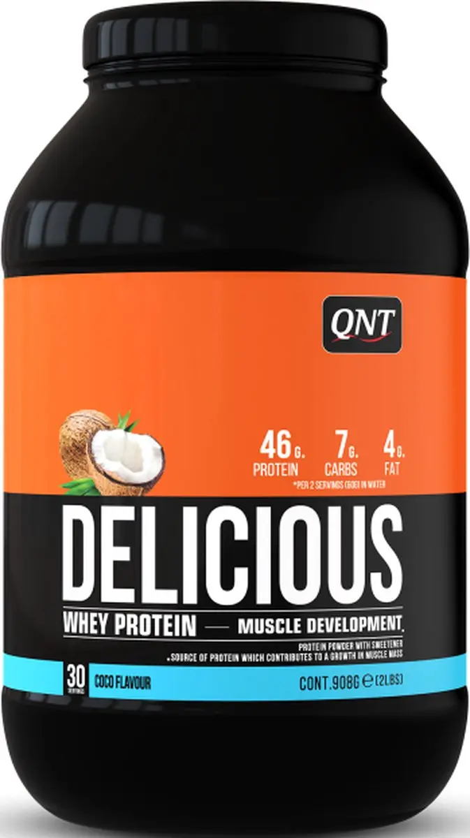 QNT Delicious Whey Protein Coconut 908g