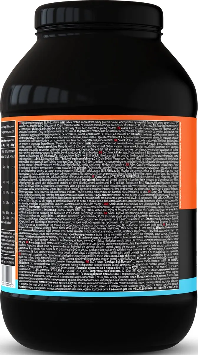 QNT Delicious Whey Protein Coconut 908g
