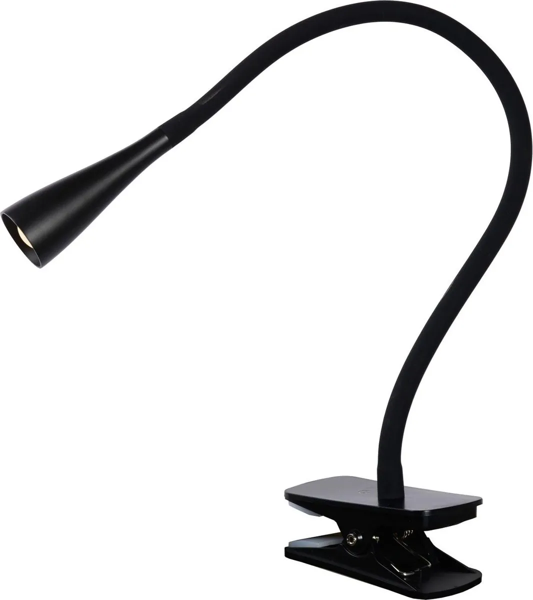 Lucide ZOZY Klemlamp LED 3 StepDim 4W - Zwart
