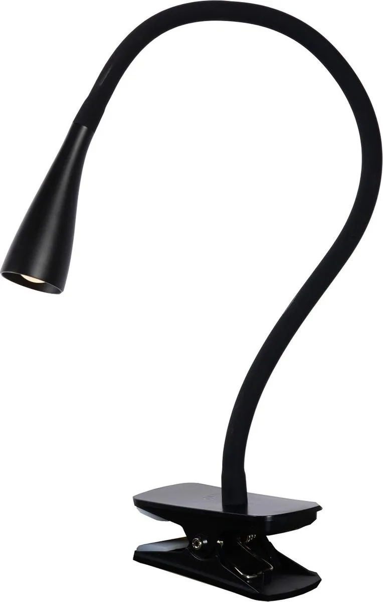 Lucide ZOZY Klemlamp LED 3 StepDim 4W - Zwart