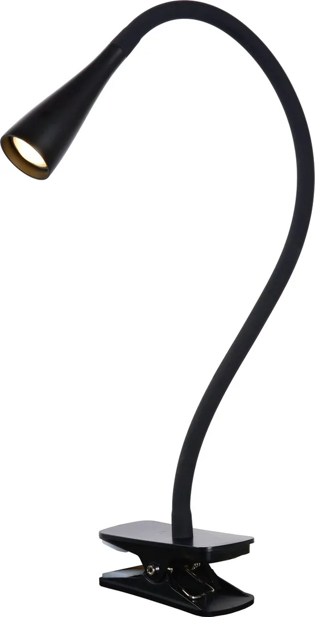 Lucide ZOZY Klemlamp LED 3 StepDim 4W - Zwart