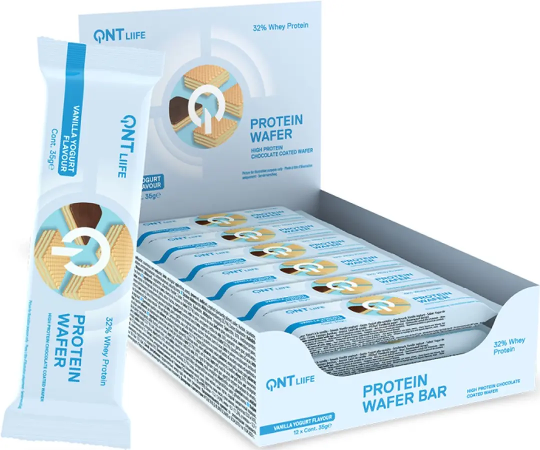 QNT Protein Wafer 12 Stuks - 420g - Vanille Yoghurt