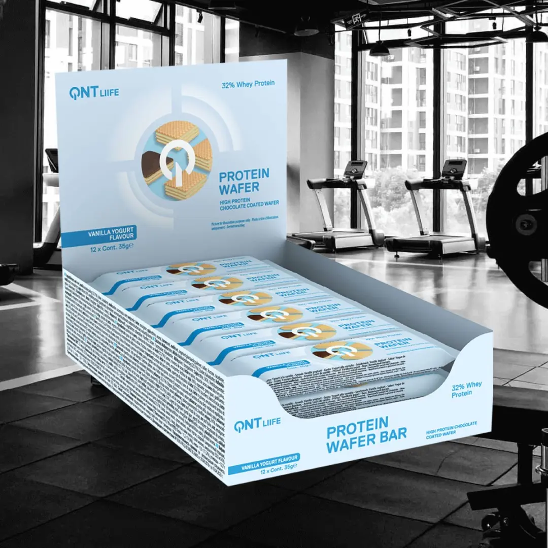 QNT Protein Wafer 12 Stuks - 420g - Vanille Yoghurt