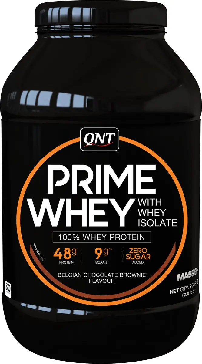 QNT Prime Whey Belgian Chocolate Brownie 908g
