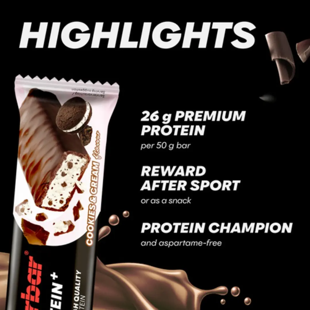 PowerBar Protein+ Bar Cookies & Cream - 20x50g