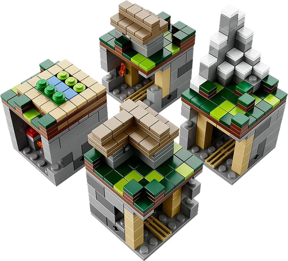 LEGO Minecraft Micro World The Village 21105 - 466 Stukken