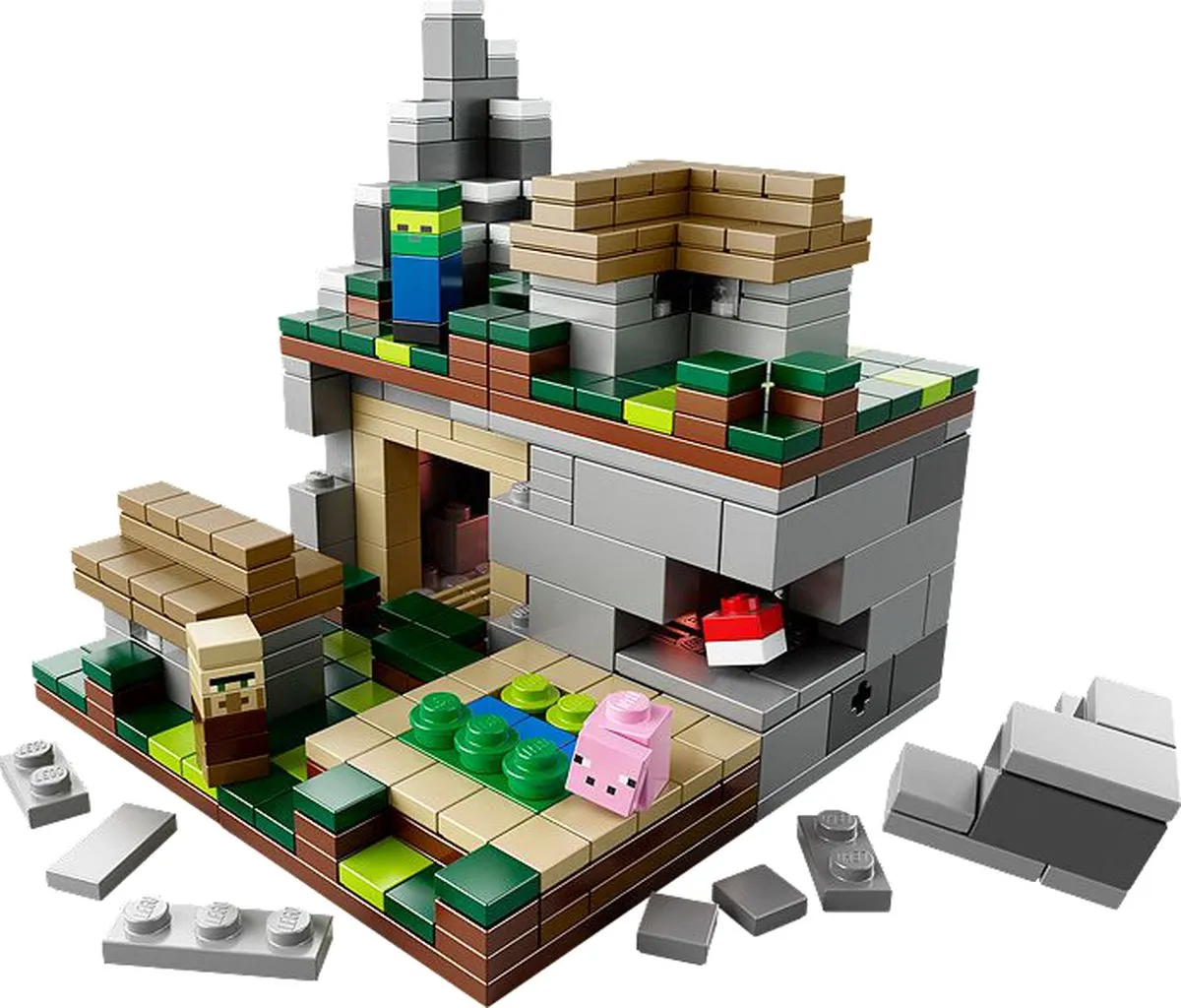 LEGO Minecraft Micro World The Village 21105 - 466 Stukken