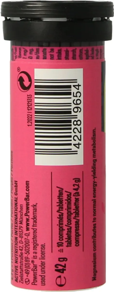 PowerBar Electrolyte Tabs Raspberry-Pomegranate - 10 Stuks