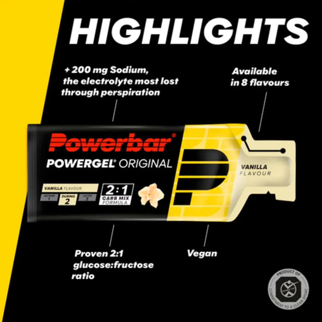 PowerBar PowerGel Original Energiegels - 20 Stuks