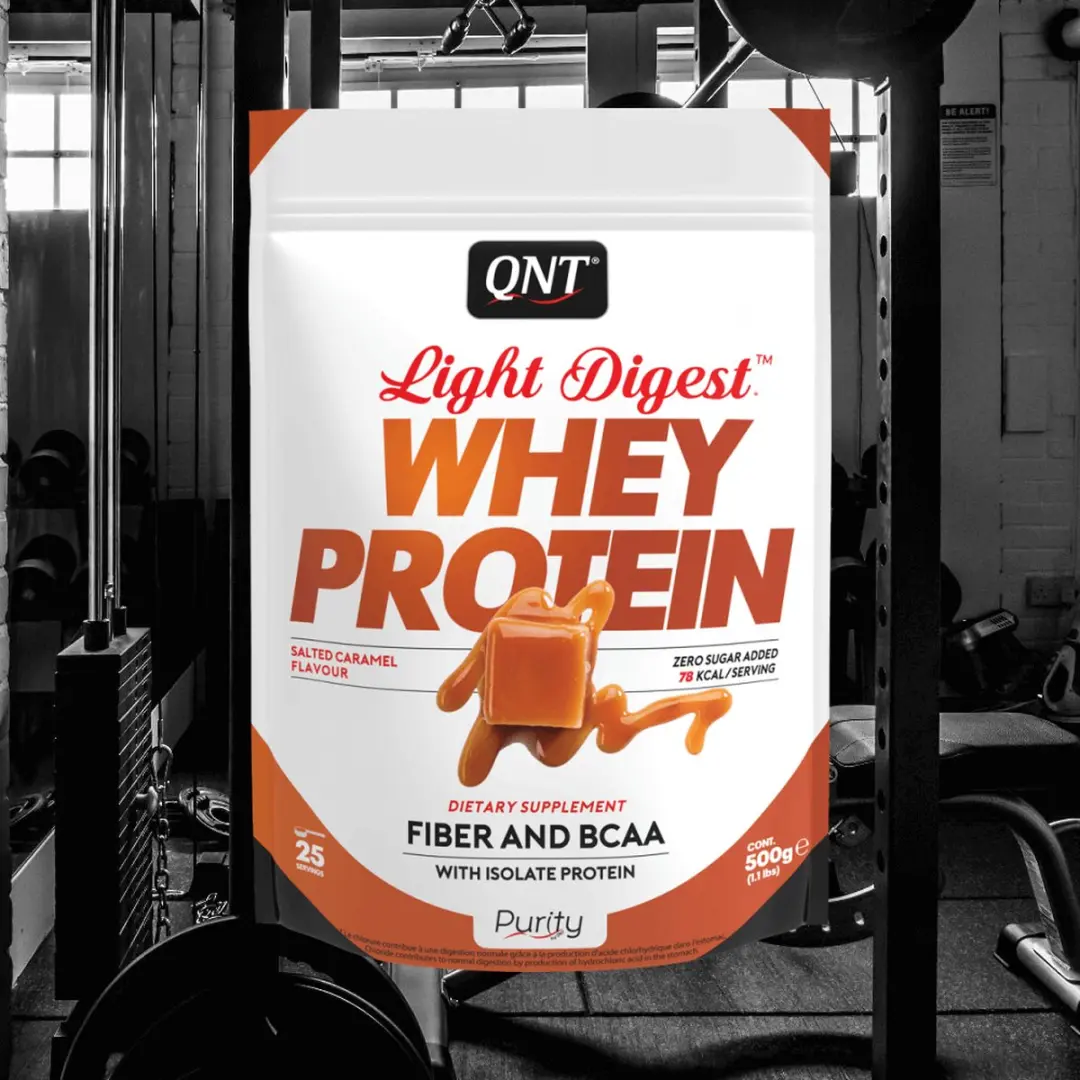 QNT Light Digest Whey Protein Zoutkaramel 500g