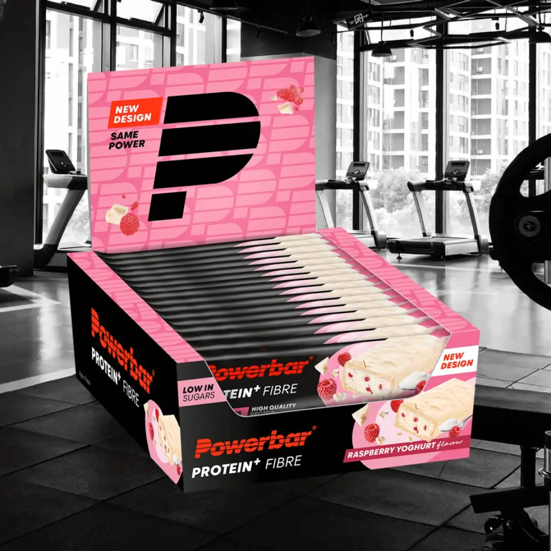 PowerBar Protein+ Fibre Raspberry Yoghurt - 16x35g