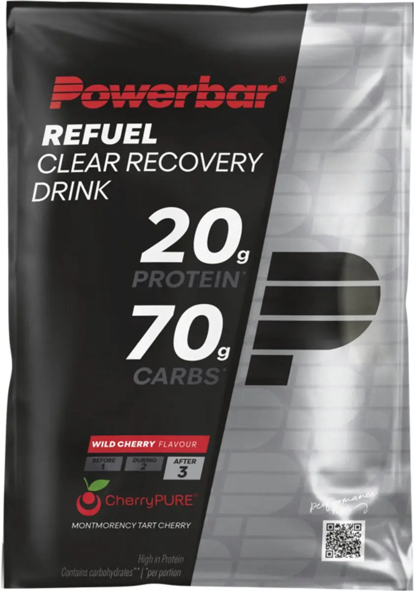 PowerBar Refuel Clear Recovery Drink Wild Cherry - 10x97g