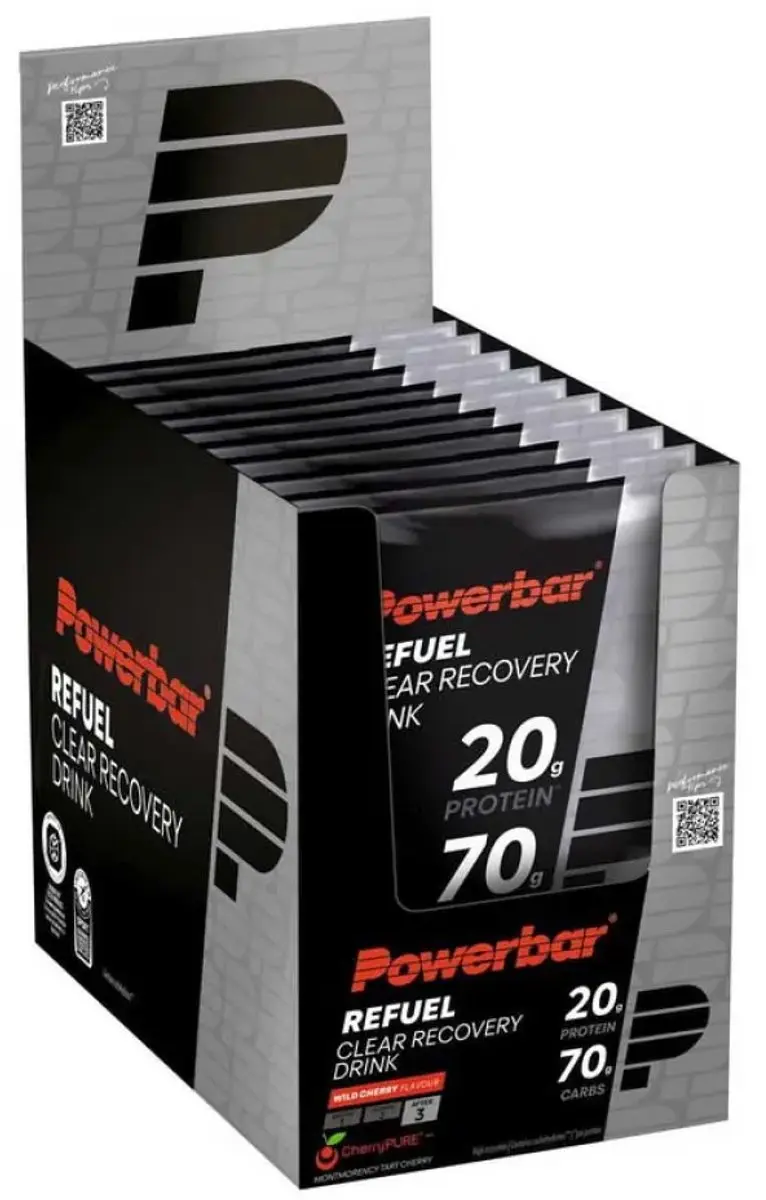 PowerBar Refuel Clear Recovery Drink Wild Cherry - 10x97g