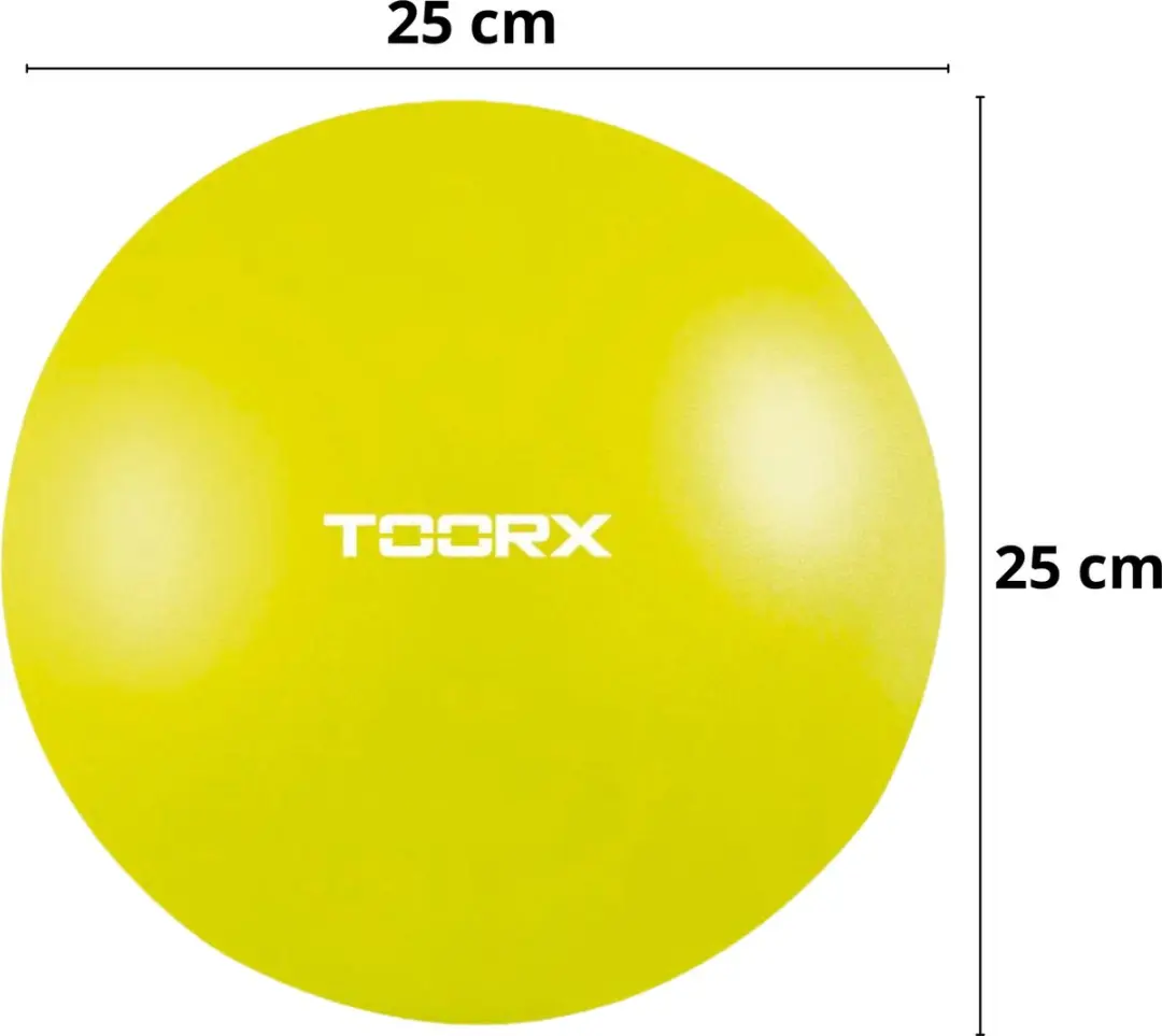 Toorx Yogabal 25cm Massagebal - Limoengroen