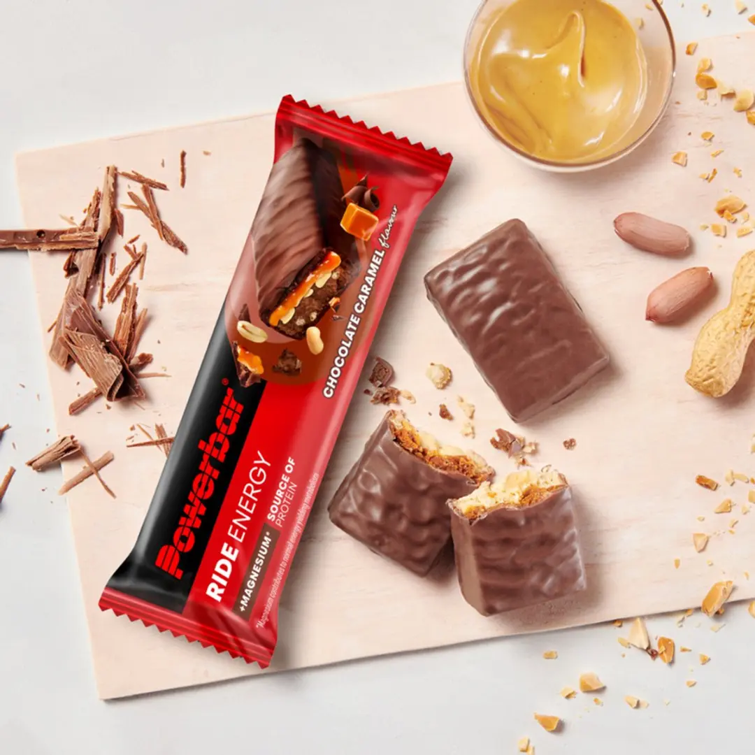 PowerBar Ride Energy Bar Chocolade Karamel - 18x55g