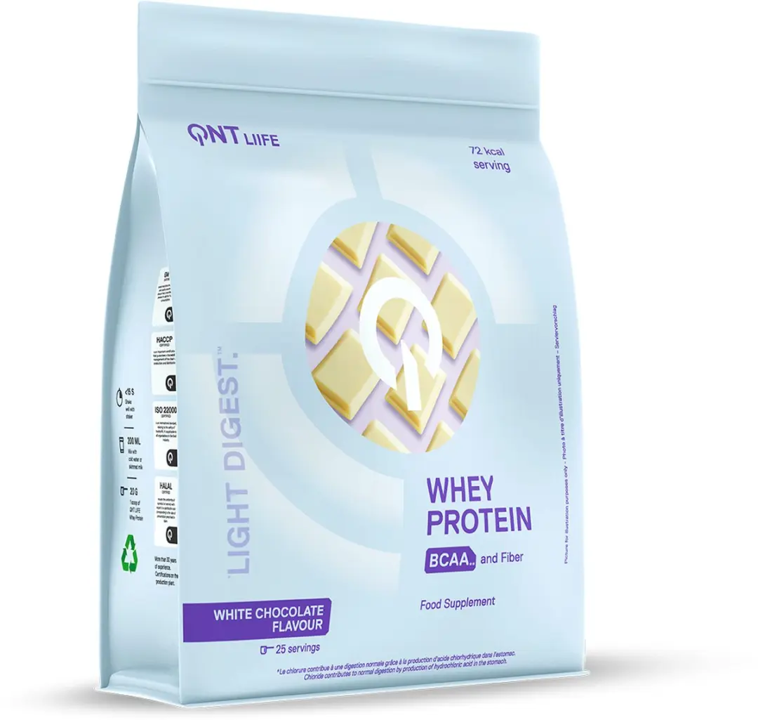 QNT Light Digest Whey Protein White Chocolate 500g