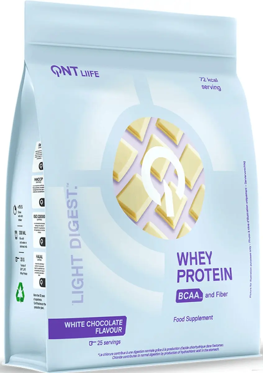QNT Light Digest Whey Protein White Chocolate 500g