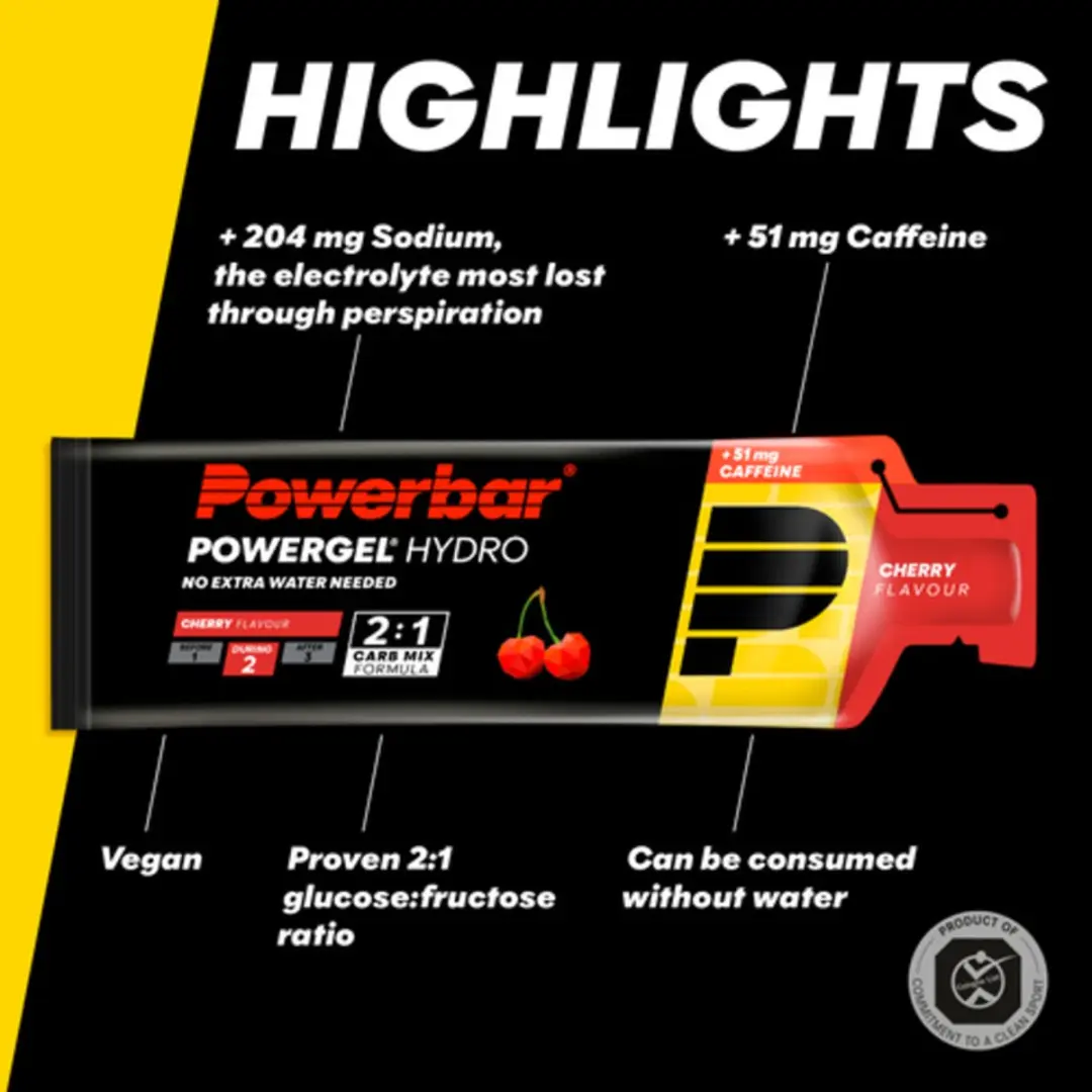 PowerBar PowerGel Hydro Orange - 24x67ml