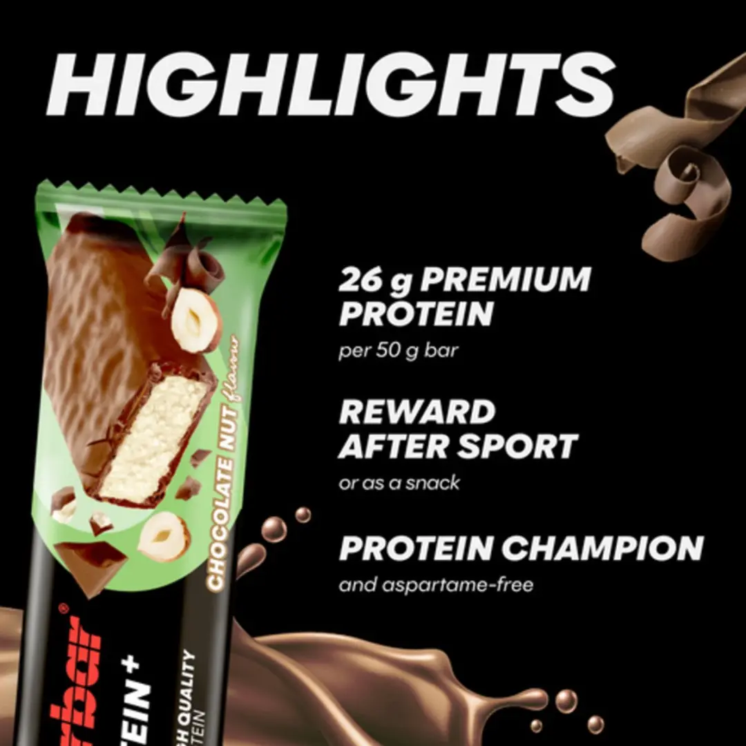 PowerBar Protein+ Bar Chocolate Nut - 20x50g