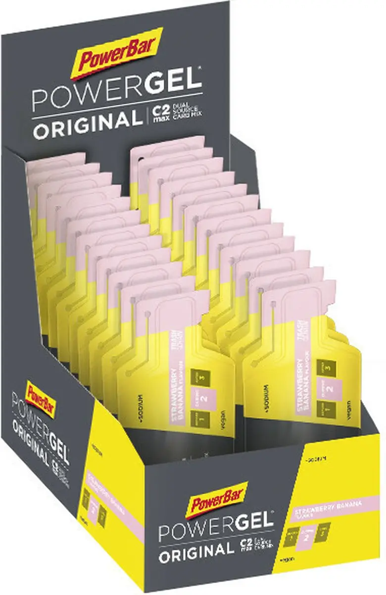 PowerBar PowerGel Energiegel 41g - 1 Zakje - Aardbei/Banaan - afbeelding 6 van 6