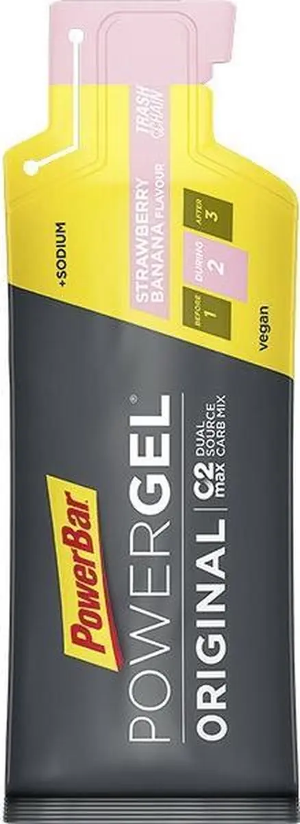 PowerBar PowerGel Energiegel 41g - 1 Zakje - Aardbei/Banaan