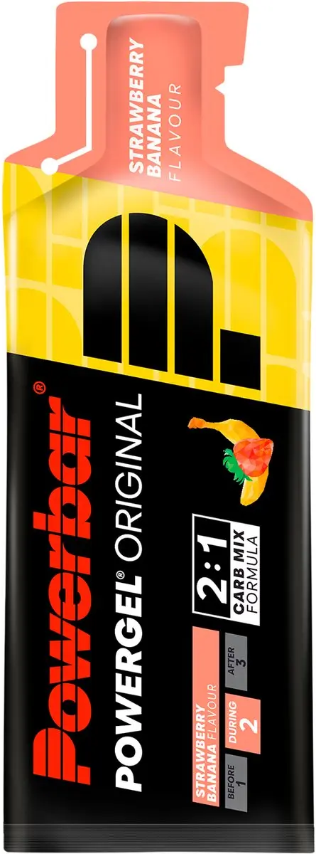 PowerBar PowerGel Energiegel 41g - 1 Zakje - Aardbei/Banaan