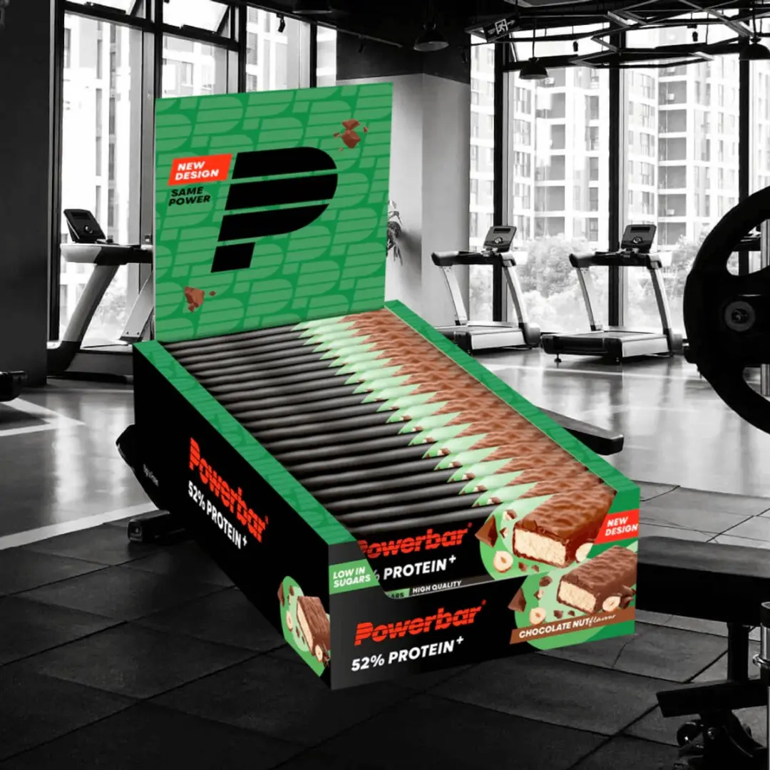PowerBar Protein Plus Bar 20x50g - Chocolade Noten