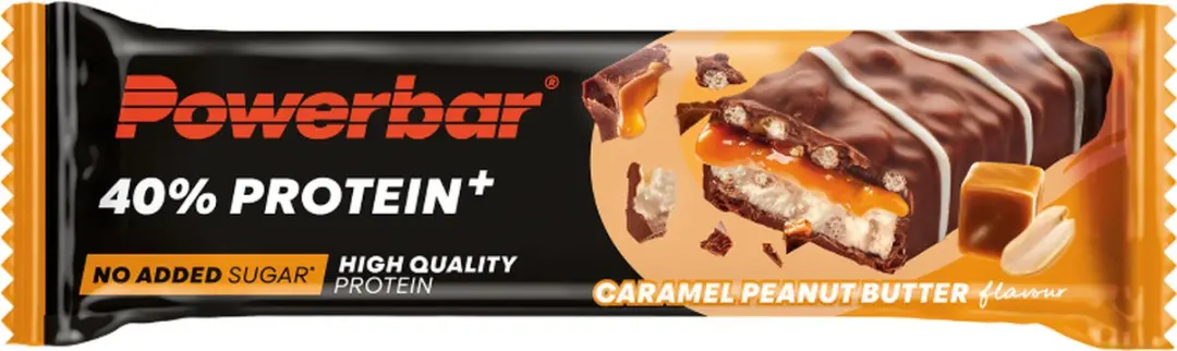 PowerBar Protein+ Caramel Peanut Butter Eiwitreep - 12x40g