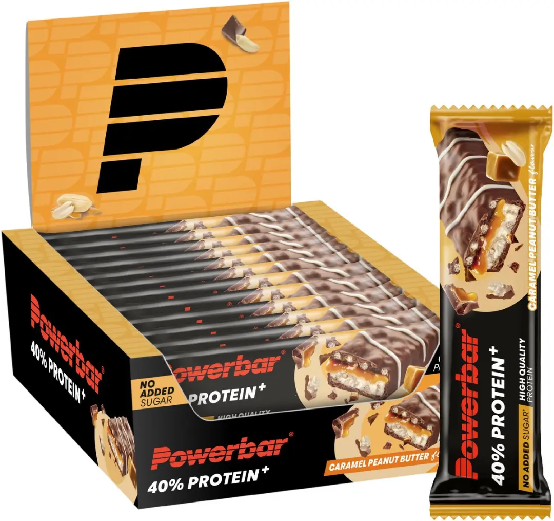PowerBar Protein+ Caramel Peanut Butter Eiwitreep