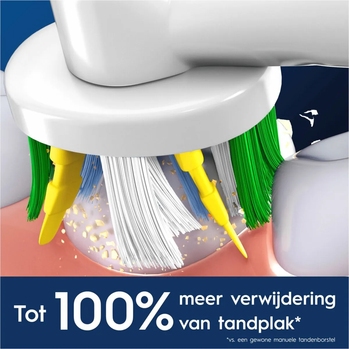 Oral-B Pro Floss Action Opzetborstels - 3 Stuks - Wit