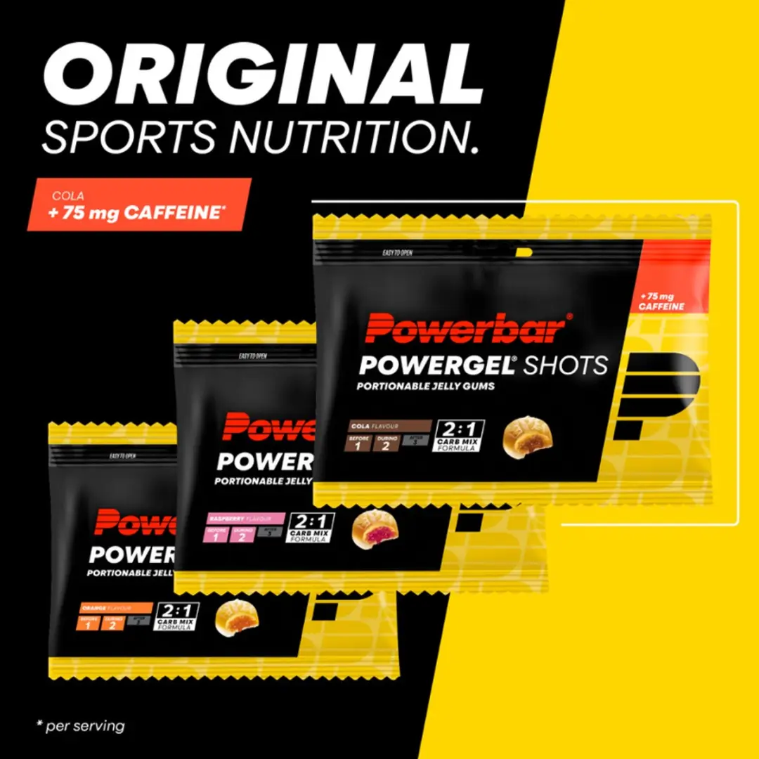PowerBar Energiegels - 15 Stuks (5x Cola/Raspberry/Orange) 60g