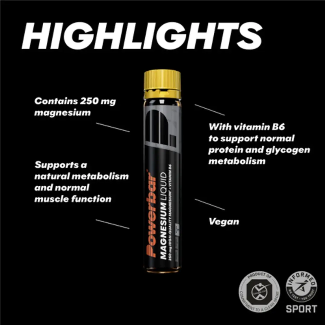 PowerBar Magnesium Liquid Citroen - 20x25ml