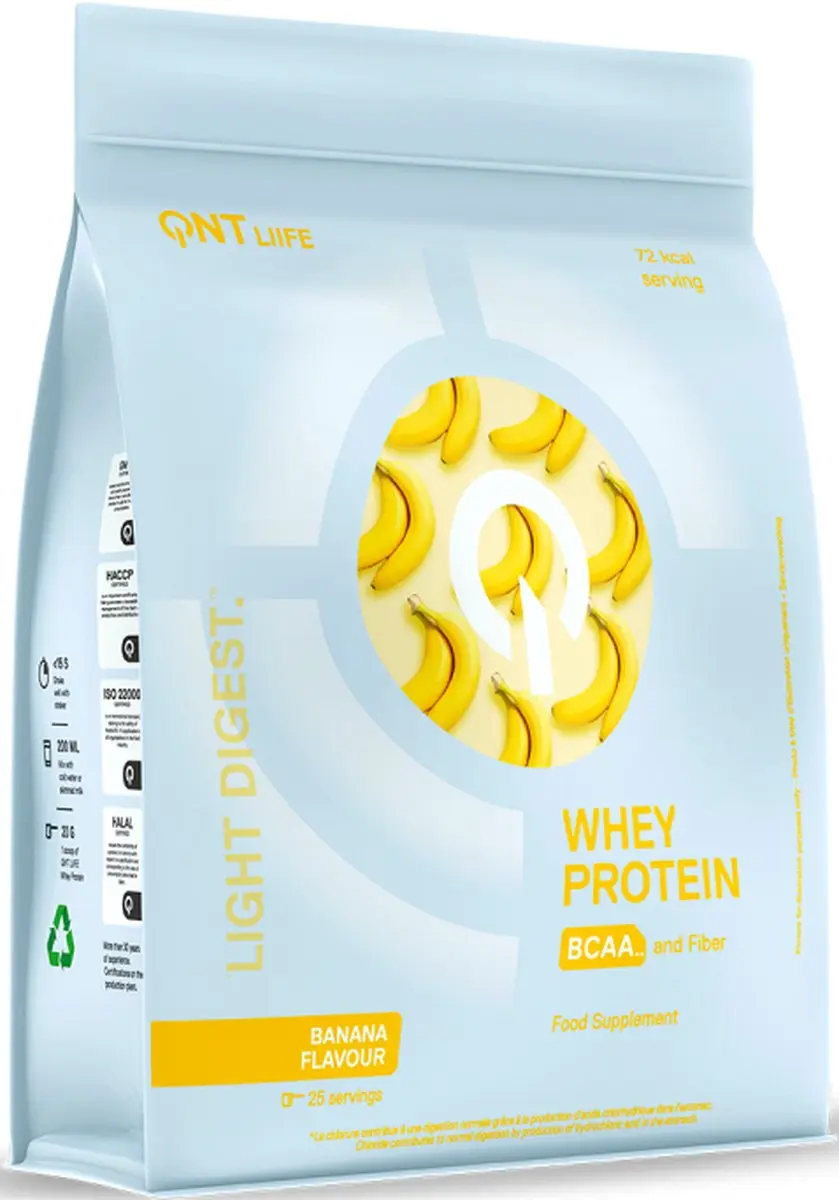 QNT Light Digest Whey Protein Banana 500g