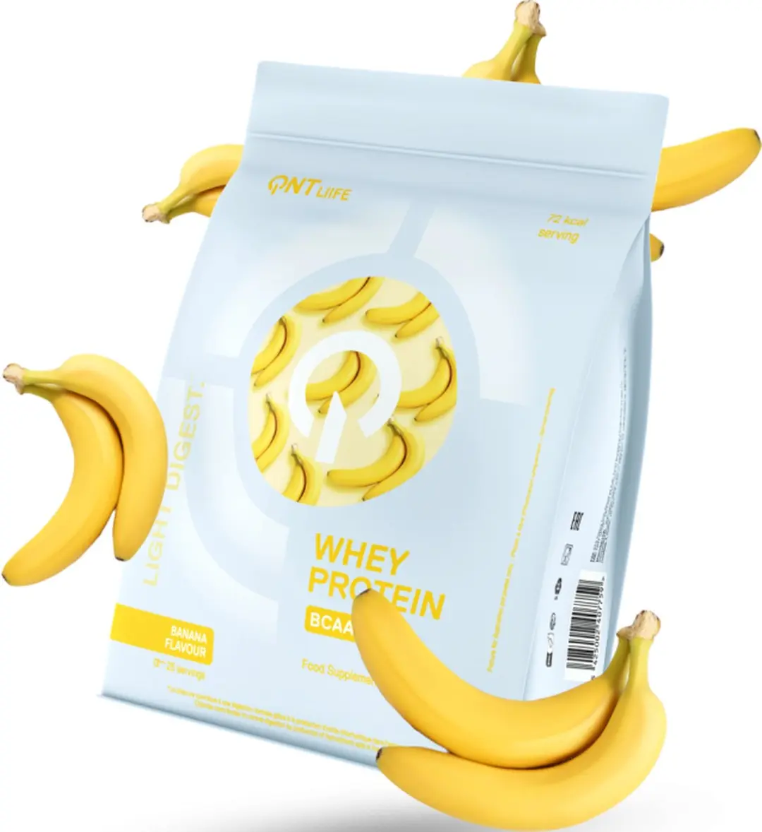 QNT Light Digest Whey Protein Banana 500g