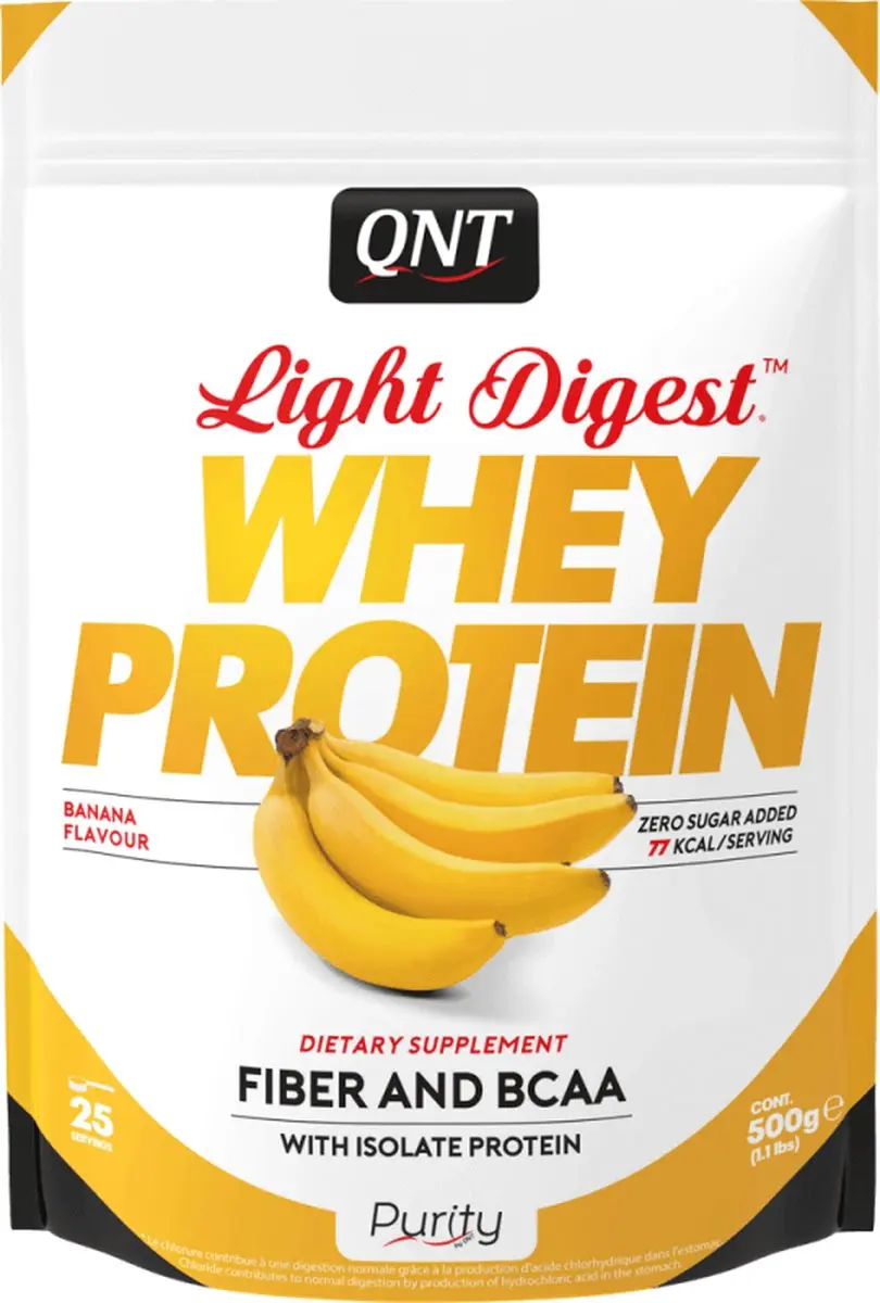 QNT Light Digest Whey Protein Banana 500g