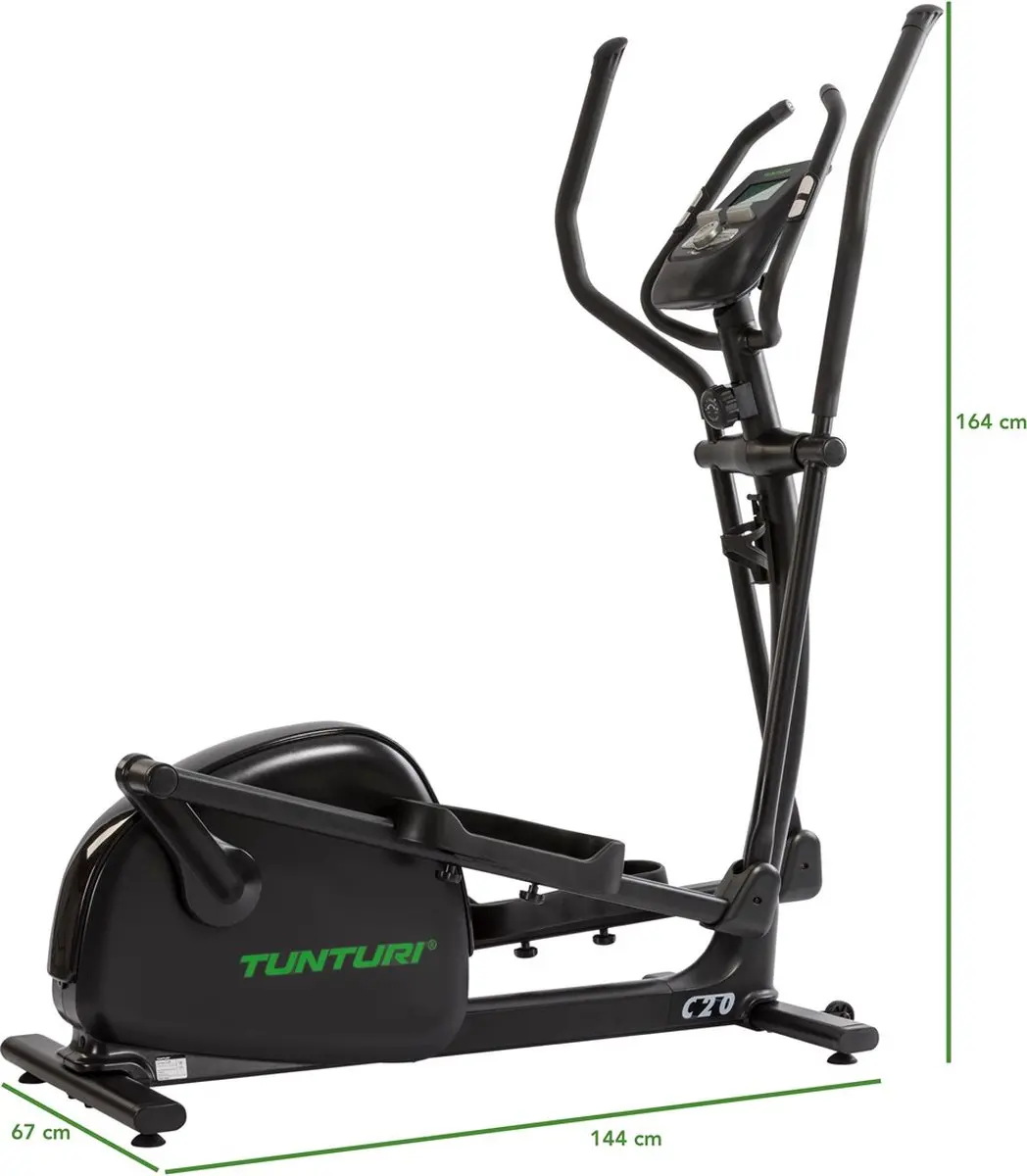 Tunturi Signature C20-R Crosstrainer - 28kg Vliegwiel - 8 Niveaus