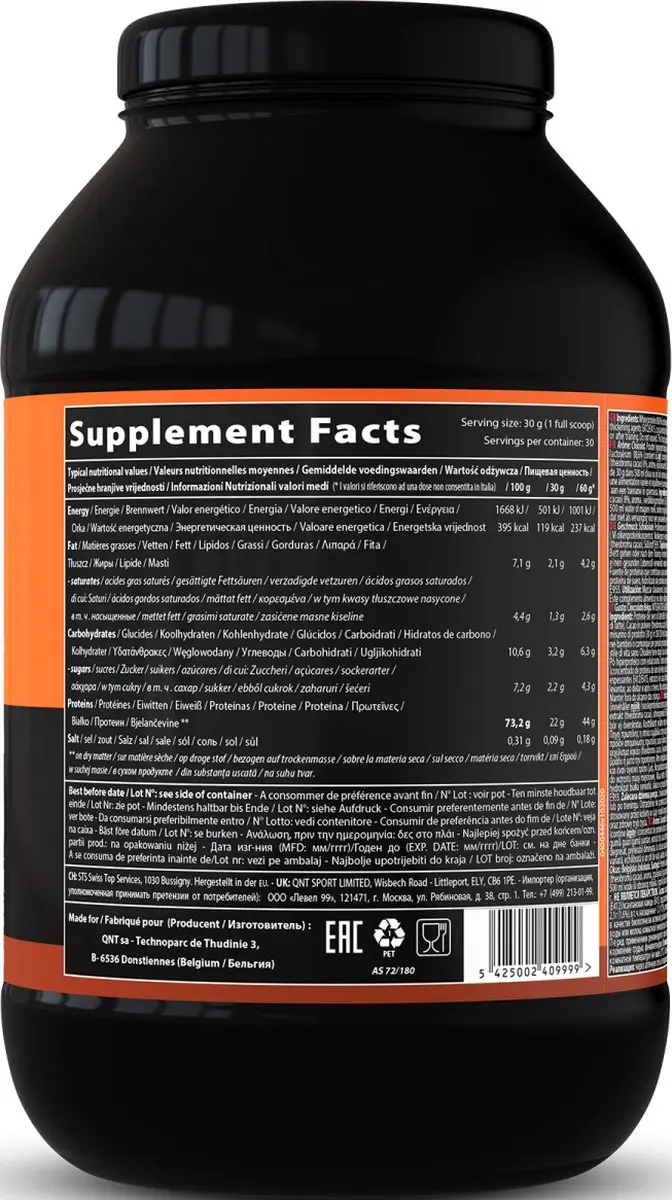 QNT Delicious Whey Chocolade 908g