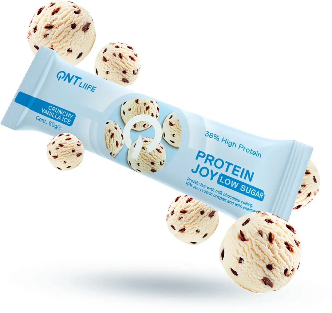 QNT Protein Joy Bars Crunchy Vanilla Ice - 12x60g