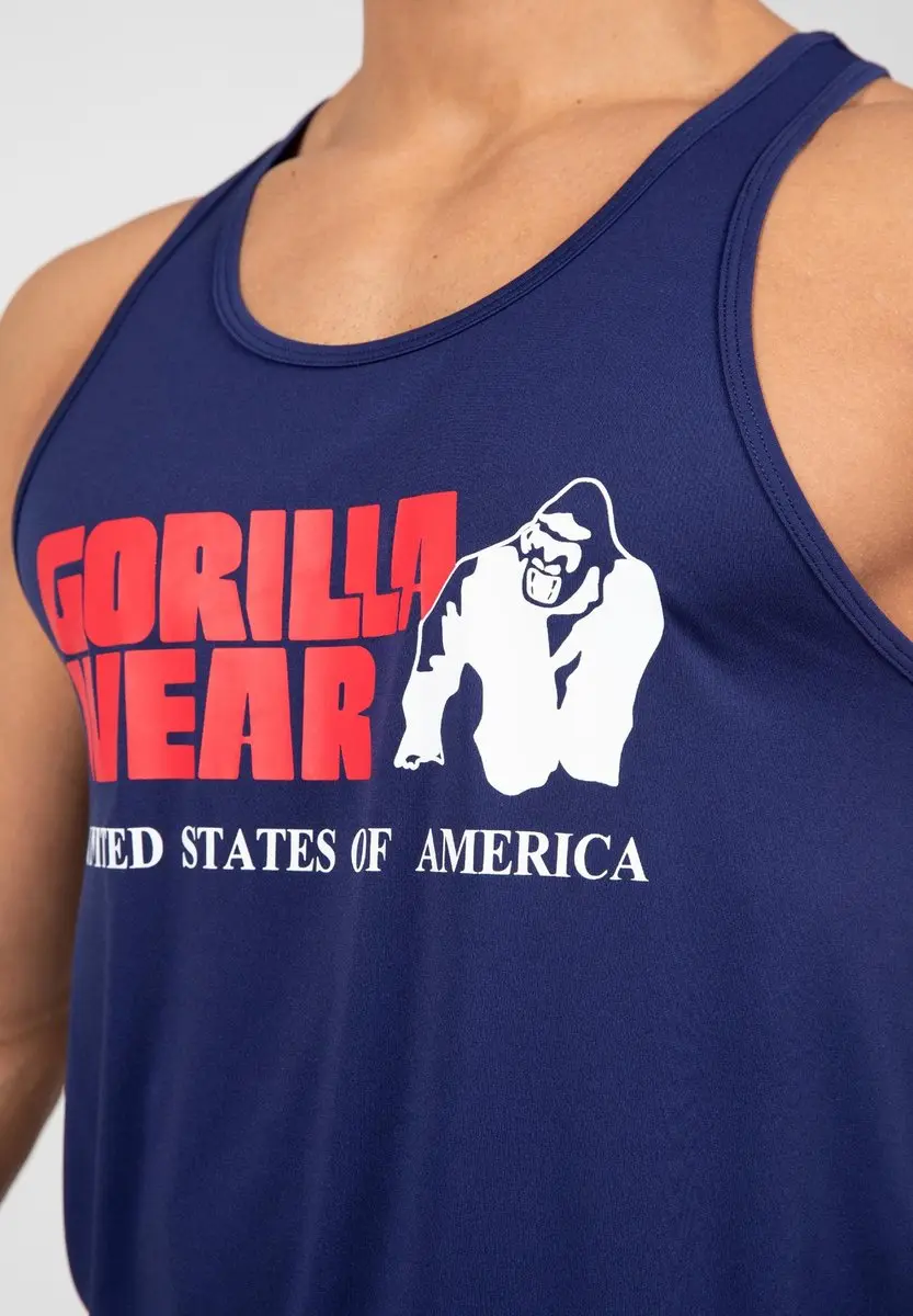 Gorilla Wear Classic Training Tank Top 4XL - Marineblauw
