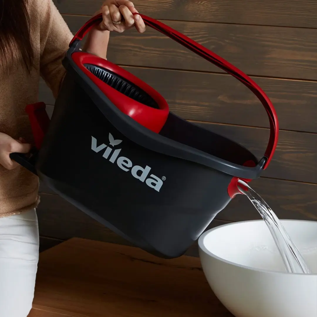 Vileda Vloerreiniger Emmer & Mop - o.a. hout/parket/kurk - afbeelding 3 van 6