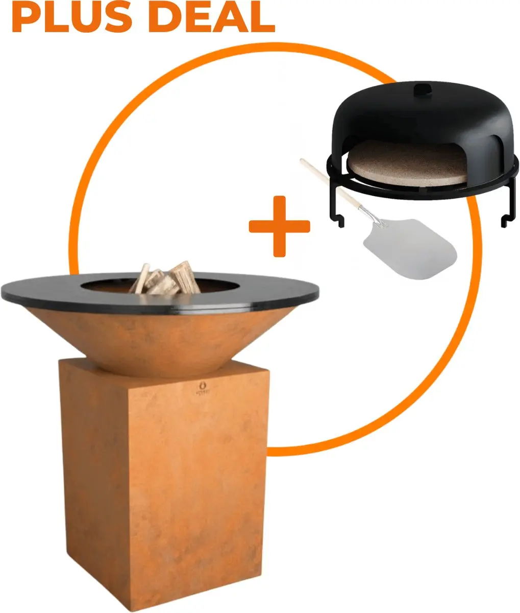Ofyr Classic+ Cortenstaal Pizza Oven Bundel