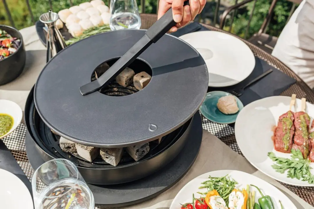 Ofyr TablÓ BBQ Grill 40cm - 10 Hamburgers - Zwart