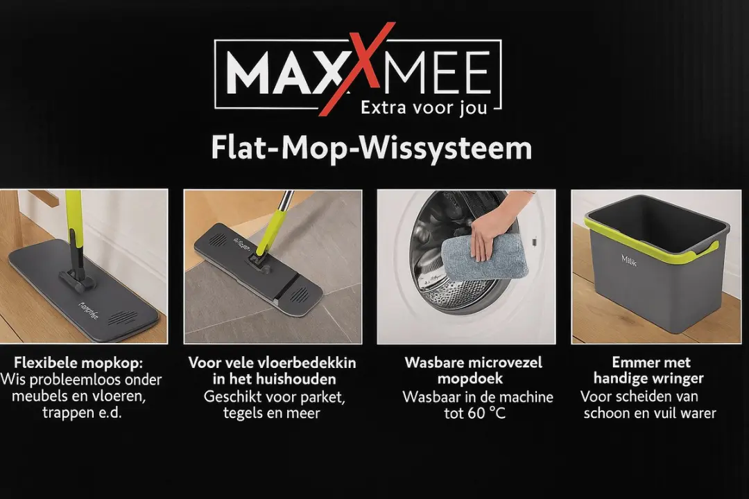 Maxxmee Vloermopset Groen - 5L Emmer