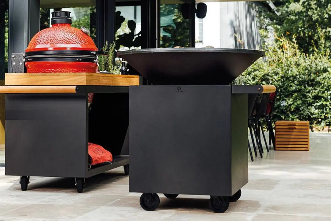 Ofyr Classic 100 PRO BBQ - 100cm - 64 Burgers - Zwart