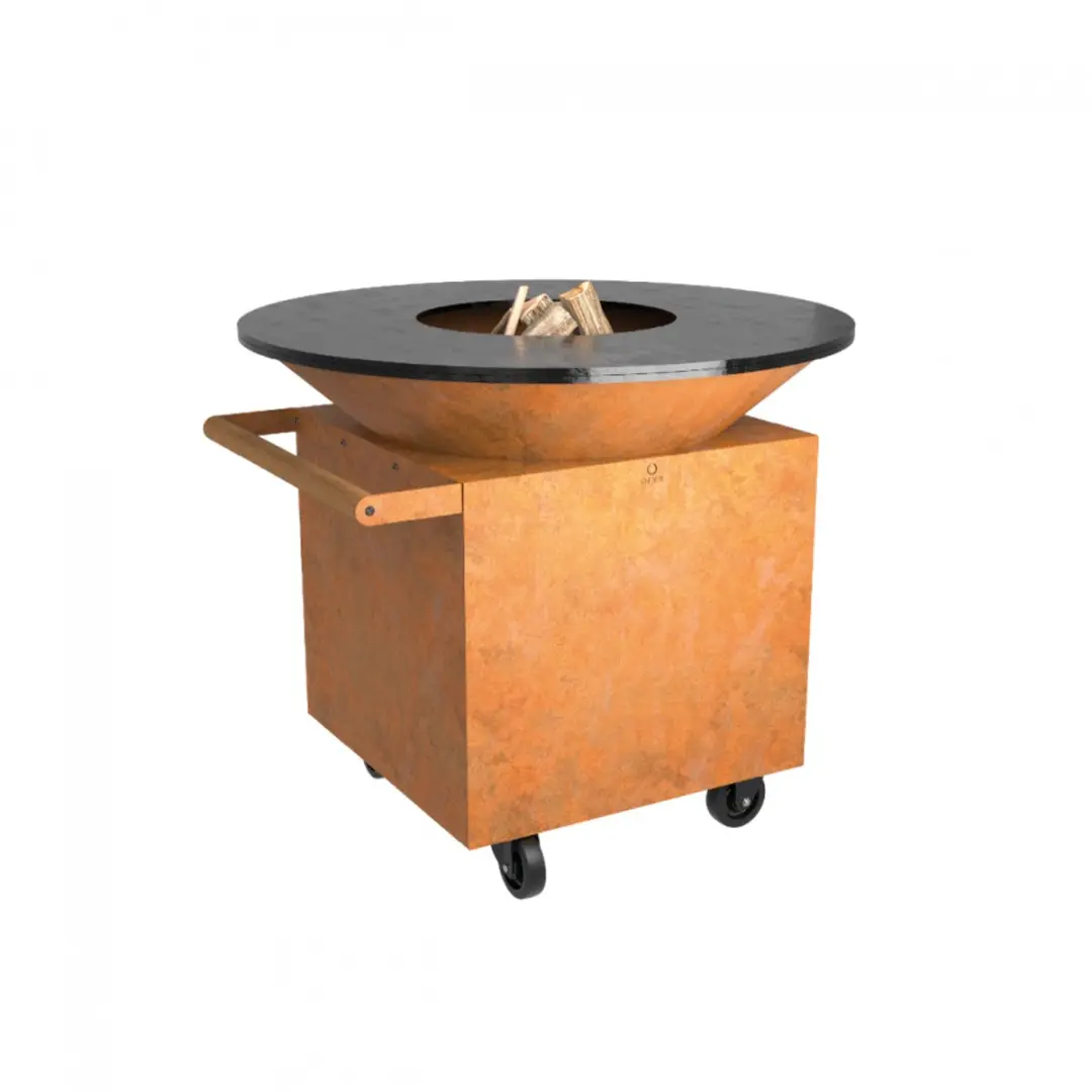 Ofyr Classic Corten 120 PRO+ BBQ - 120cm - 50 Burgers